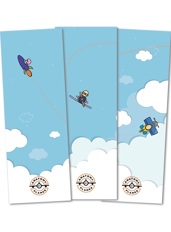 "Anatomy by Planes" Bookmarks